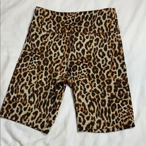 Leopard Bike Shorts